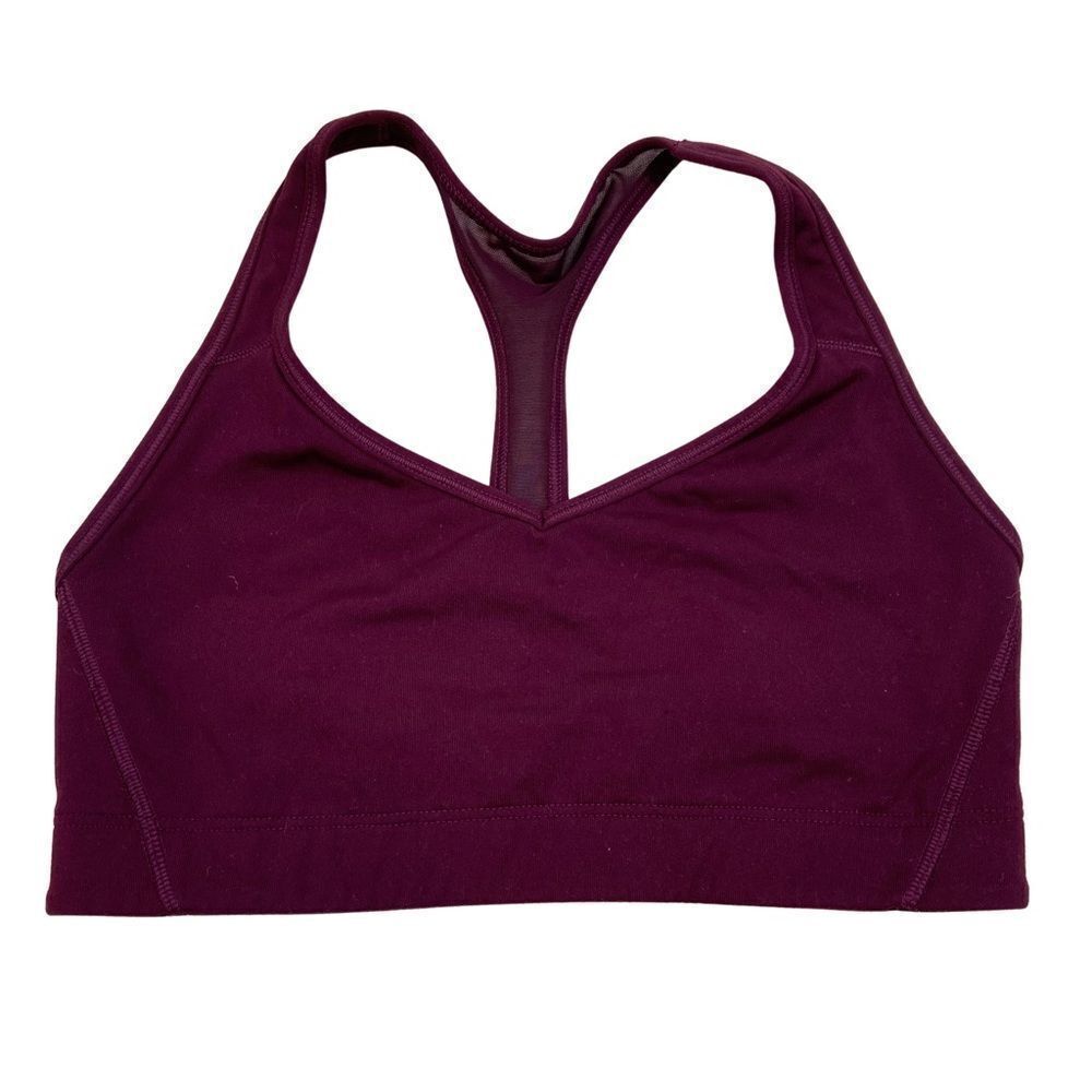 Victoria’s Secret Sport Burgundy Medium Support Sports Bra Size Small‎